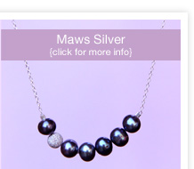 maws silver necklace